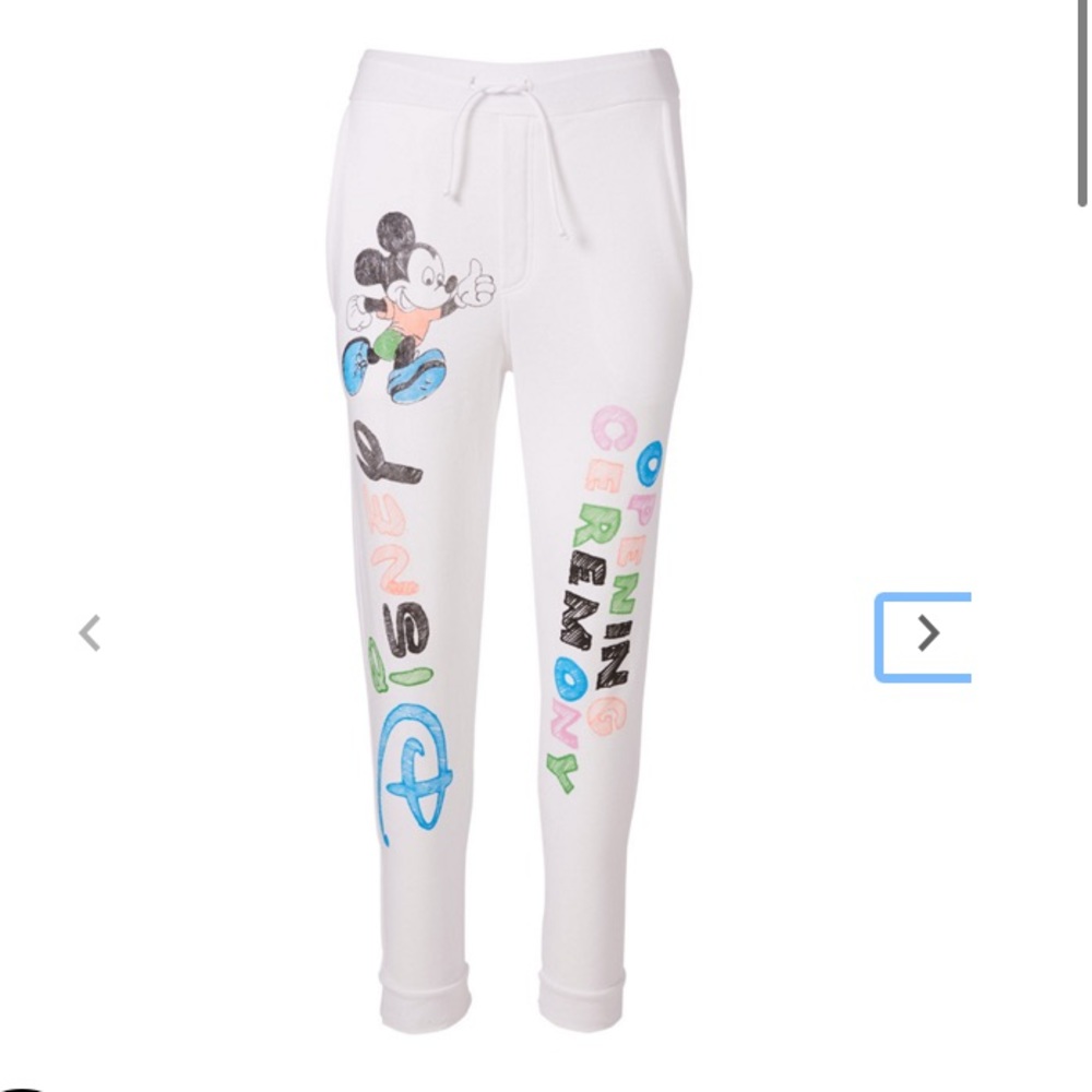 Disney x Opening Ceremony Mickey Mouse Sweatpants Sz XS
